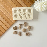 8 Piece Vegetable Silicone Mould